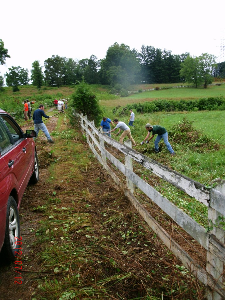 Fish and Wildlife students Participate in a Service Learning Project
