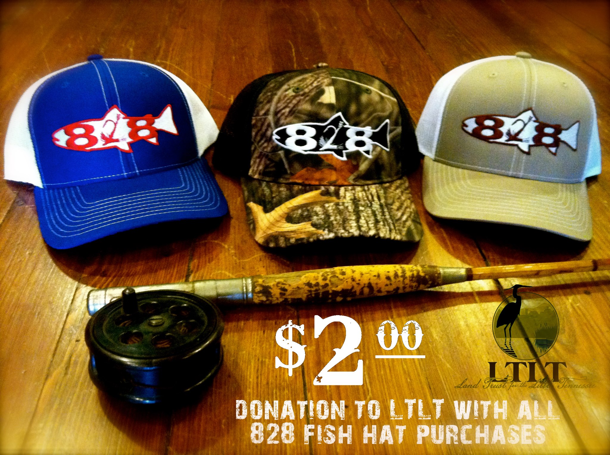 Outdoor 76 promoting LTLT through local fish hats