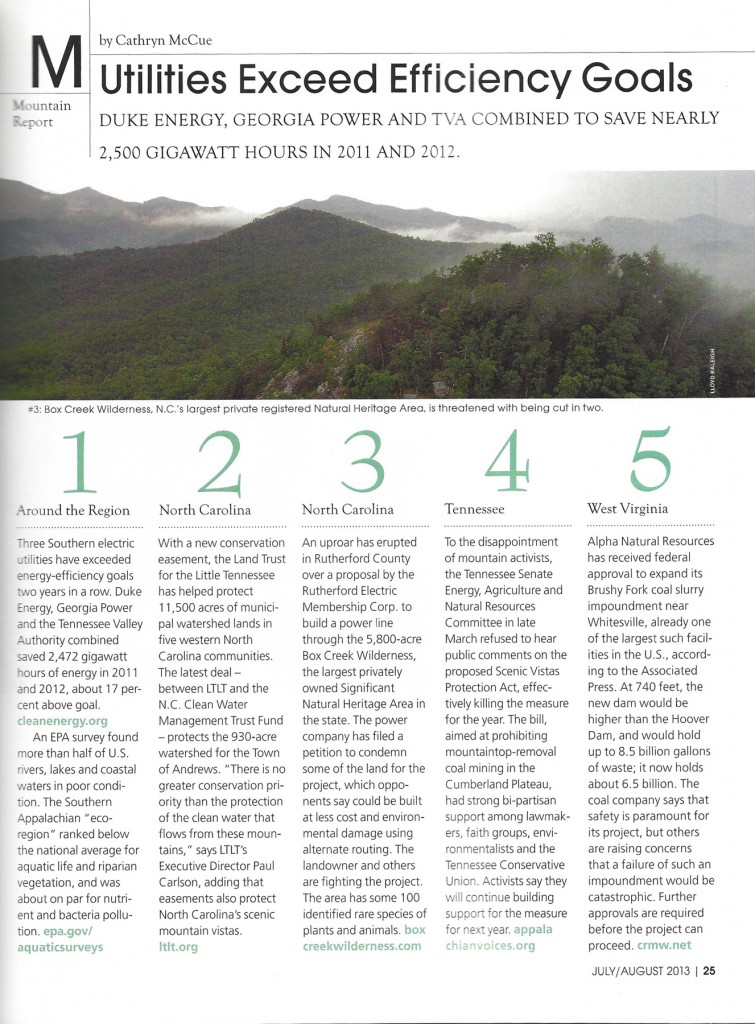 Blue Ridge Country Magazine Features LTLT