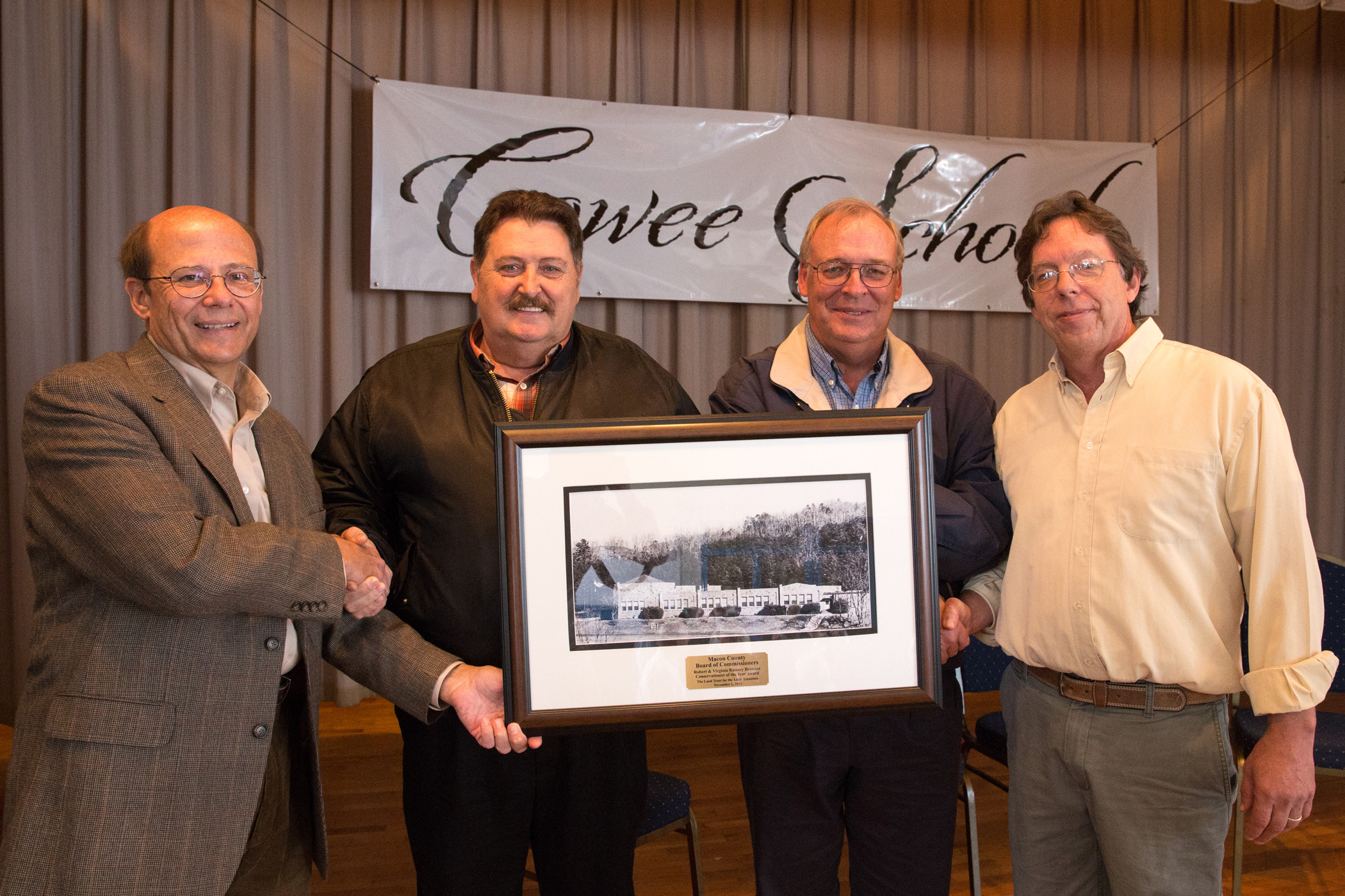 Macon County Commissioners Receive LTLT’s 2013 Robert and Virginia Ramsey Brunner Land Conservationist of the Year Award
